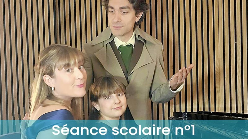 Séance scolaire n°1 – A la découverte d’un grand compositeur : Frédéric CHOPIN